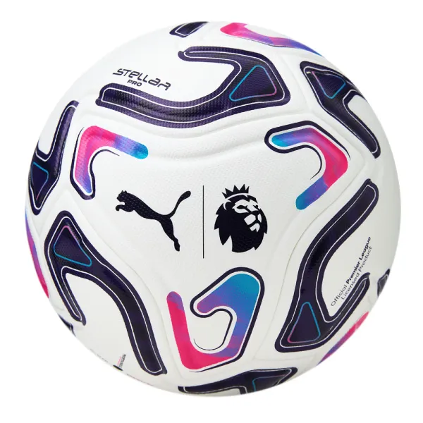 Мяч футб. PUMA Stellar Pro PL, 08510701, р.5, FIFA Quality Pro, 8п, ПУ, термосш, бело-фиолетовый за 9&nbsp;069.50 ₽ в Сочи