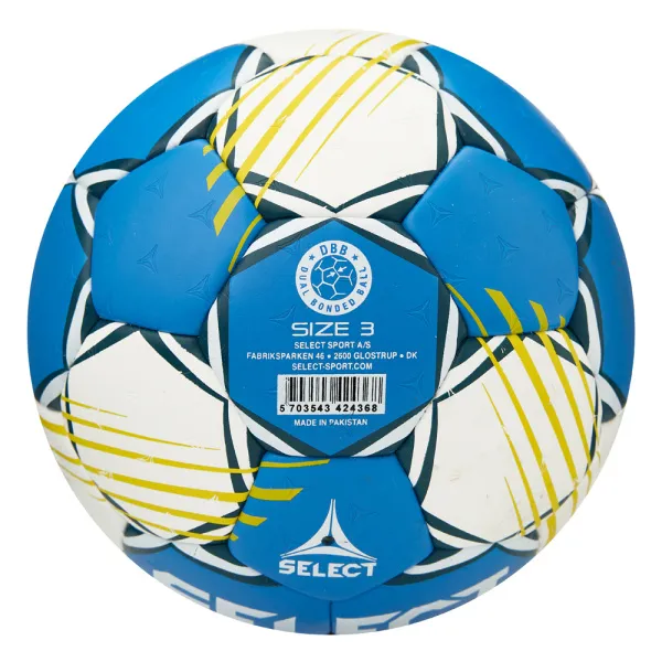 Мяч ганд. SELECT HB FORCE DB V25, 1622858205, Senior (р.3), EHF Appr,ПУ, гибр.сш., сине-белый за 8&nbsp;438.80 ₽ в Сочи