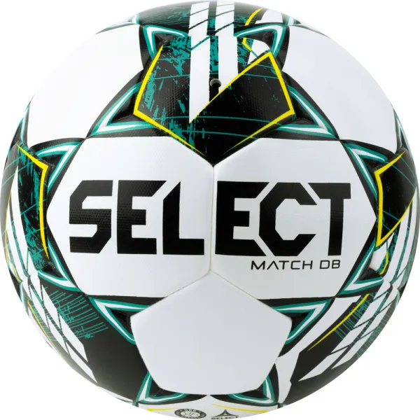Мяч футб. SELECT Match DВ V23, 0575360004,р.5, FIFA Basic, 32п, ПУ, гибр.сш., бело-зелено-черн за 5&nbsp;875.20 ₽ в Сочи