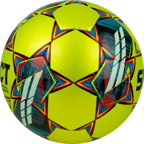 Мяч футзал. SELECT Futsal Mimas, 1053460550, р.4,FIFA Basic, 32 пан, гл.ПУ, руч.сш, жел-сине-красный за 6&nbsp;303.60 ₽ в Сочи