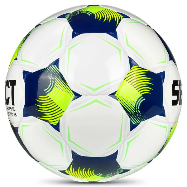 Мяч футзал. SELECT Futsal Talento 13 V26, 1062471015, р.3, 32п, ТПУ, гибр.сш, бело-сине-желтый за 4&nbsp;355.40 ₽ в Сочи