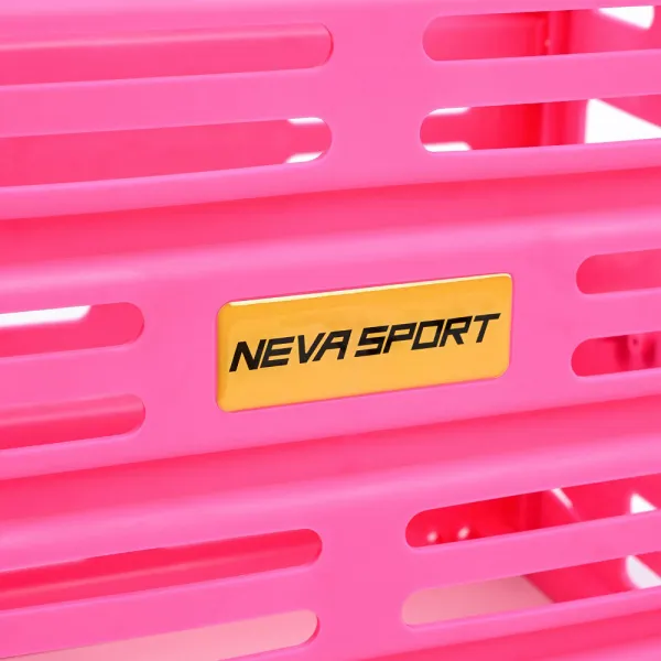 Корзина для теннисных мячей NEVA SPORT, UEA1_P, на 75 мячей, пластик, розовый за 5&nbsp;778.30 ₽ в Сочи