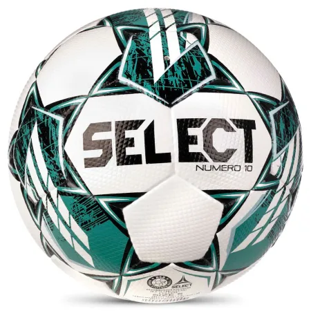 Мяч футб. SELECT NUMERO 10 V23, 0575060004, р.5, FIFA Basic, 32п, ПУ, руч. сш, бело-бирюзовый за 8&nbsp;051.20 ₽ купить в Сочи